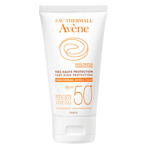 Eau Thermale Avène Crema Mineral Pantallas Físicas Spf 50+ 50 ml