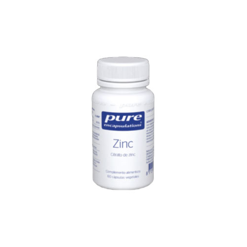 PURE Encapsulations Zinc 60 cápsulas 17g