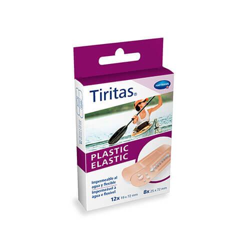 Tiritas Plastic elastic surtido 2 tamaños 20 uds