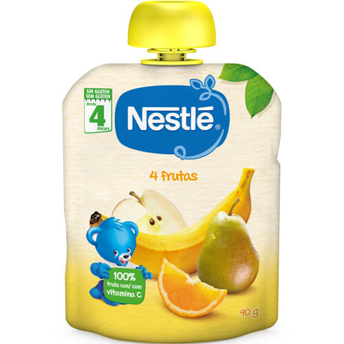 NESTLÉ Bolsita 4 Frutas 90g