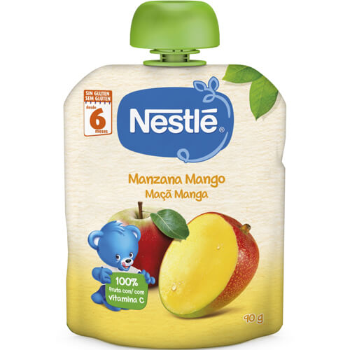 NESTLÉ Bolsita Manzana y Mango 90g