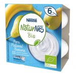 NATURNES BIO Postre Lácteo Pera y Plátano 4x90g