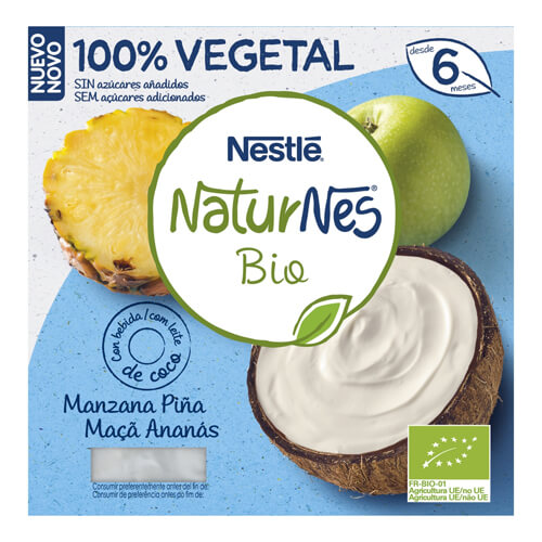 NATURNES BIO Veg ManPiña 6(4x90g) X2